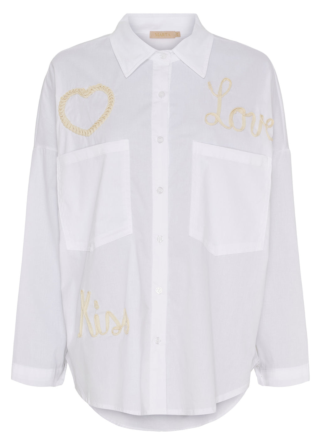 Carine Shirt : White