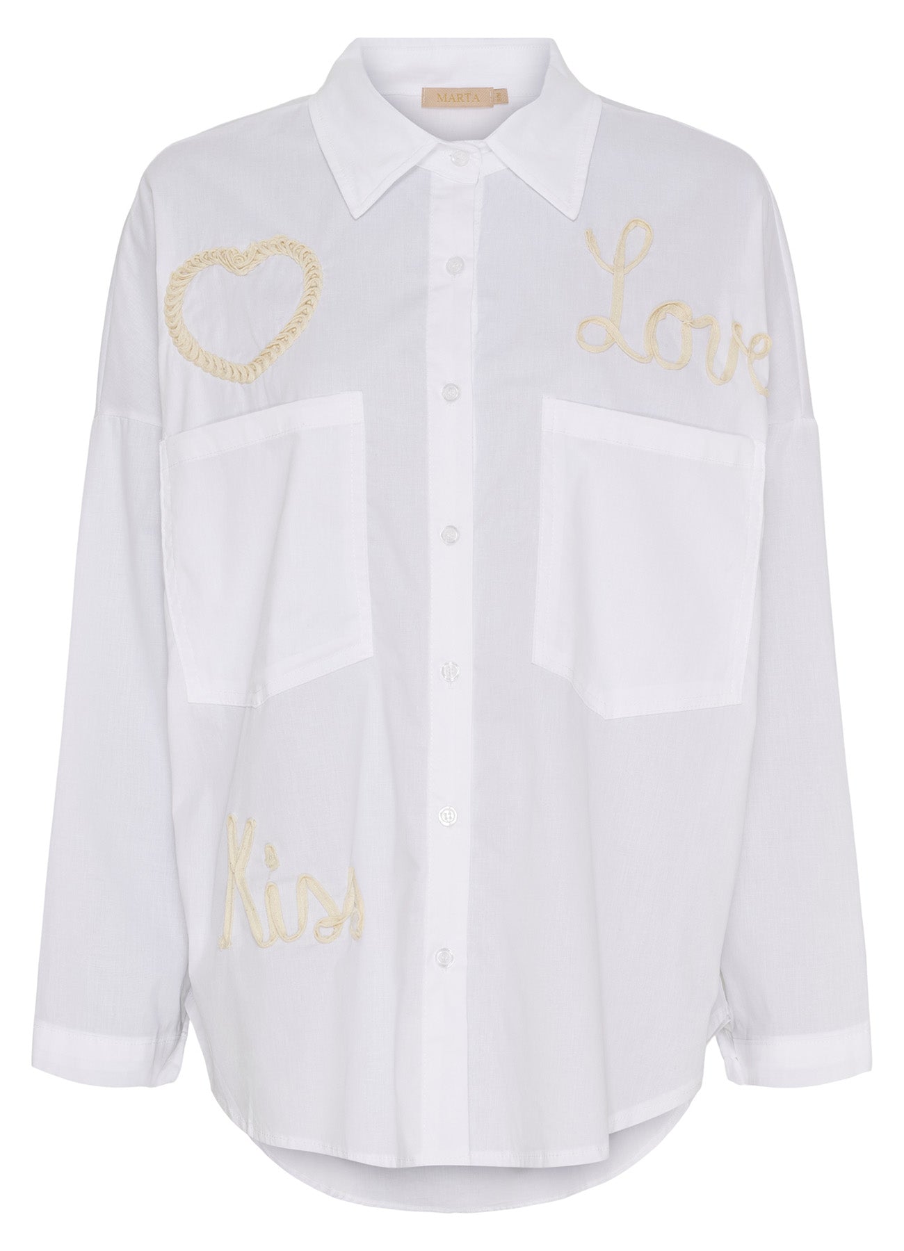 Carine Shirt : White