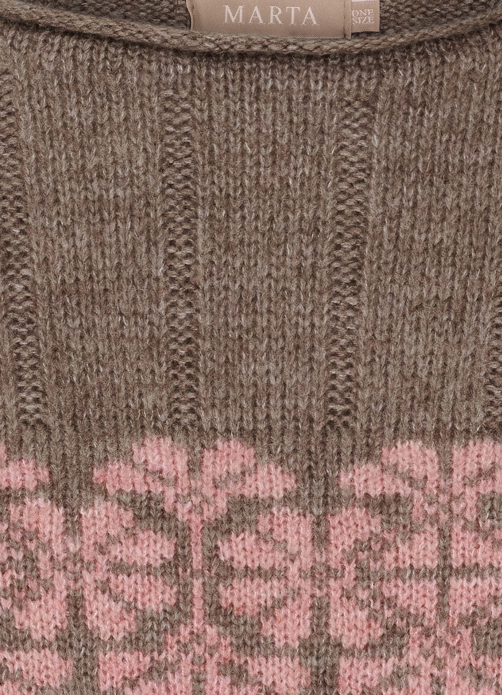 Mdcbruna Knit : Fango/Rose