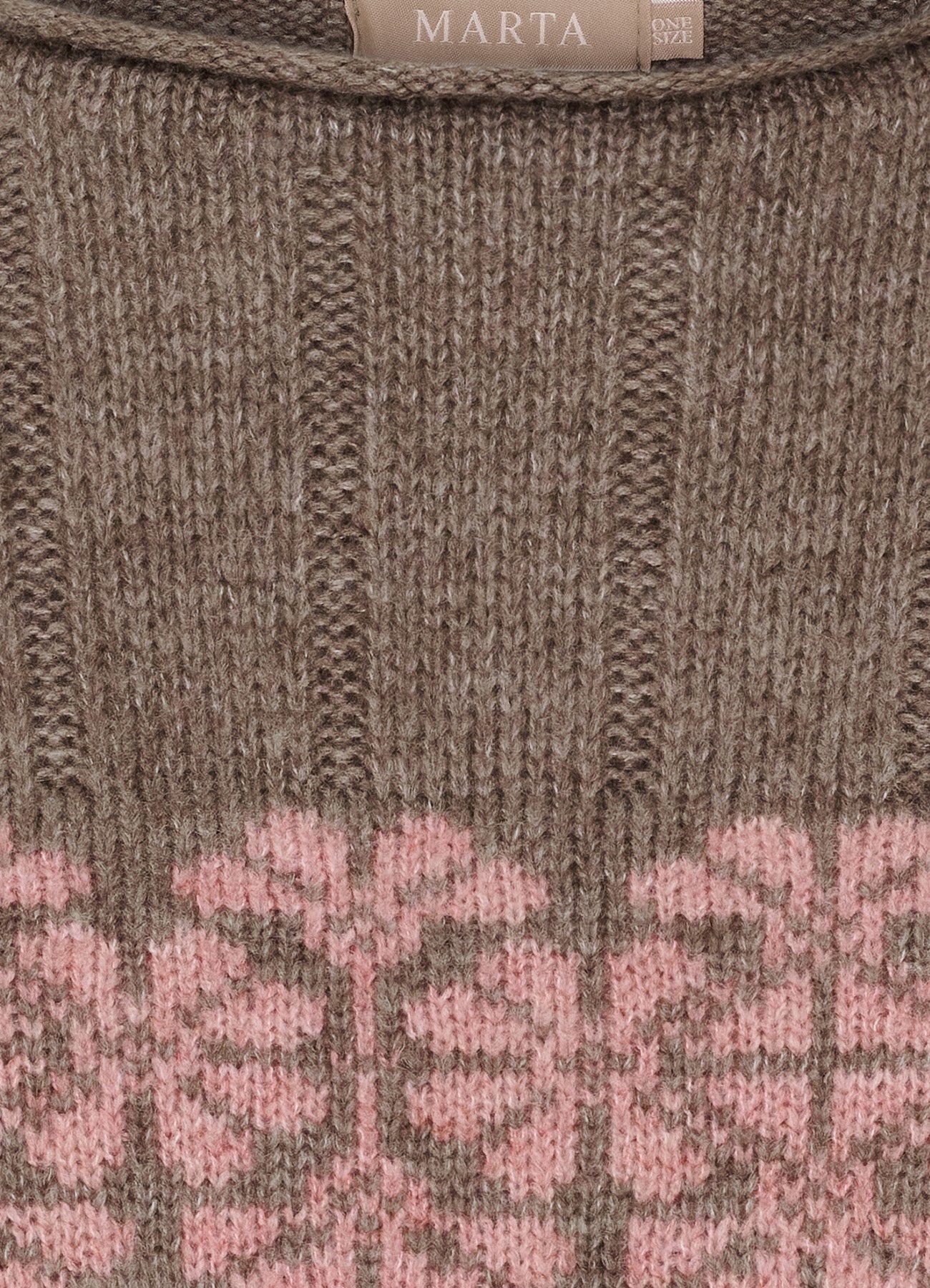 Mdcbruna Knit : Fango/Rose