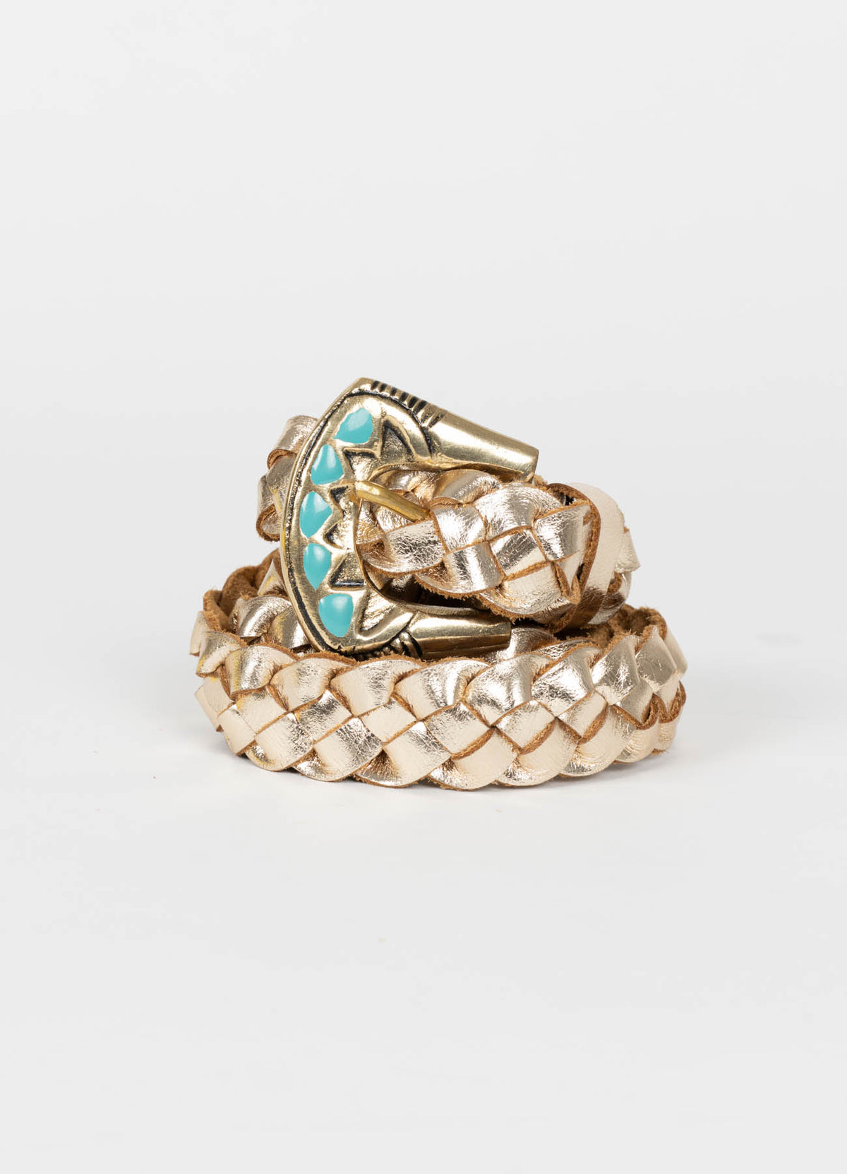 Western Braid Belt : Gold