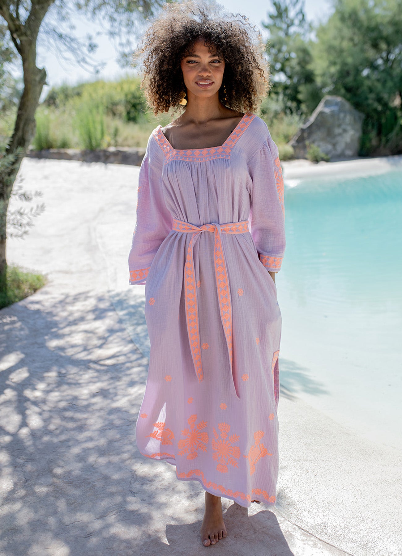 Long Dress Long Sleeves : Mallow