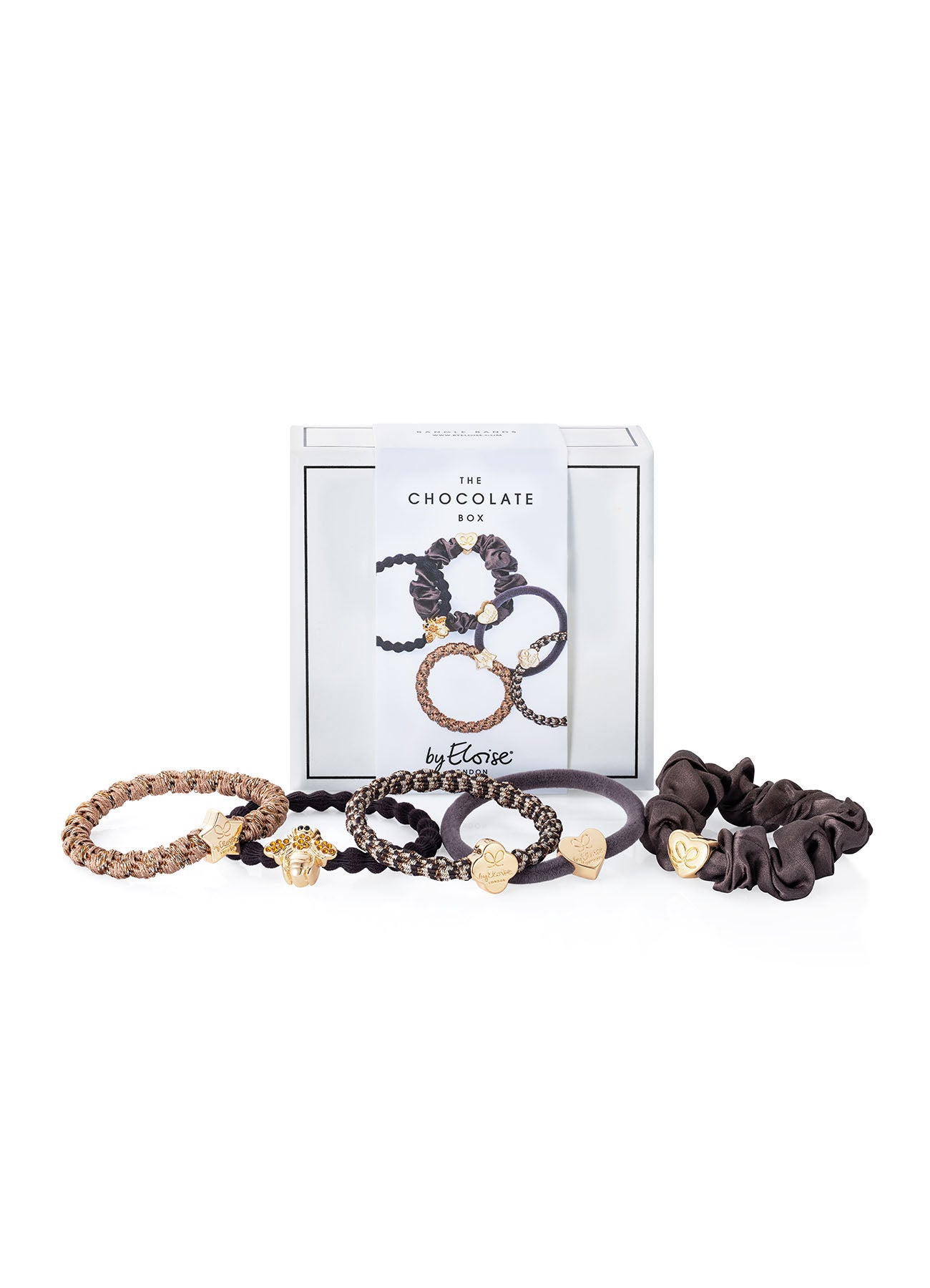 Hair Ties In Box - The Chocolate Box : None