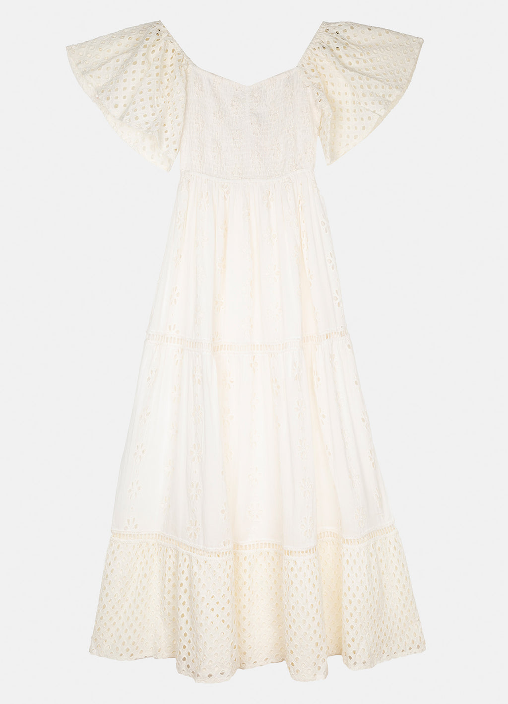 Sicilia Blanco Long Dress : White