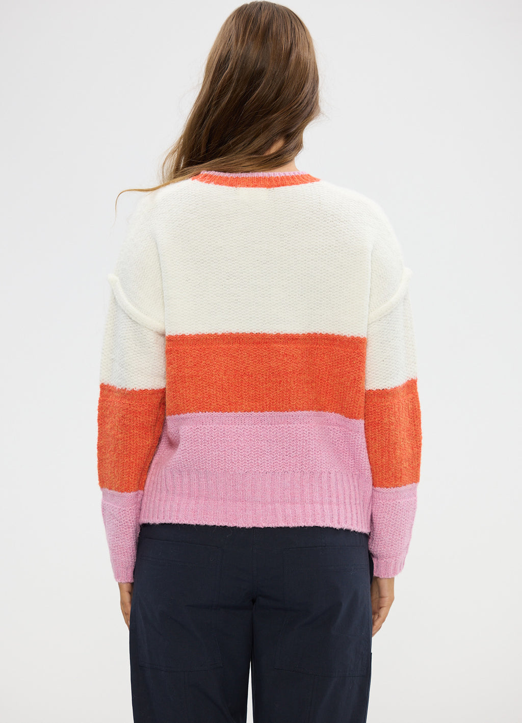 Mayfair Knit : Pink Multi Stripe