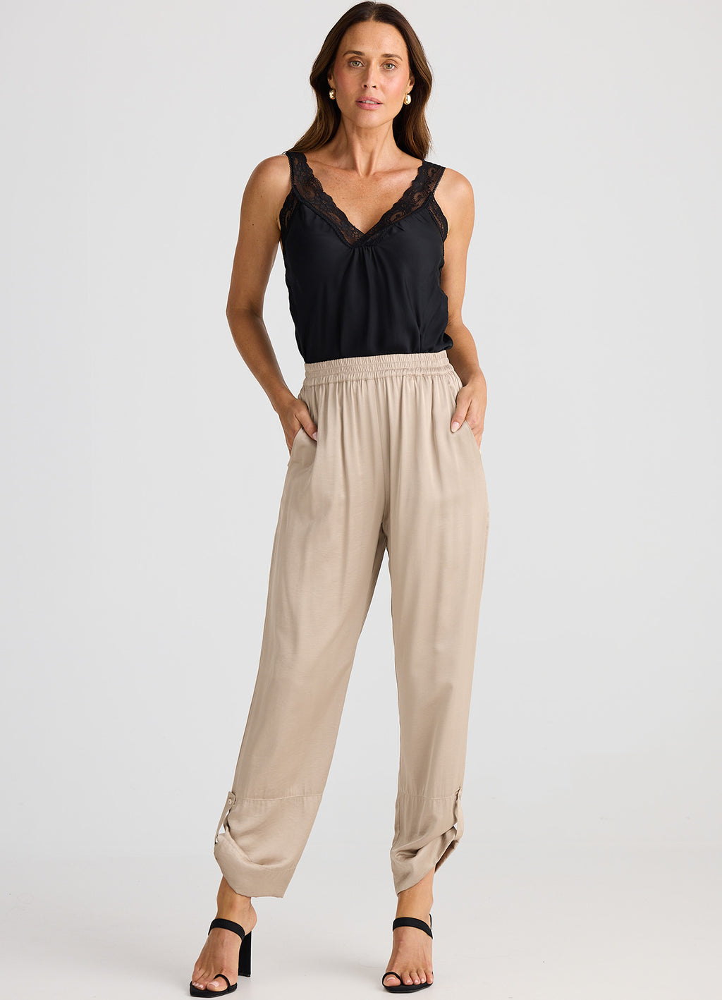 Wonderland Pant : Stone Taupe