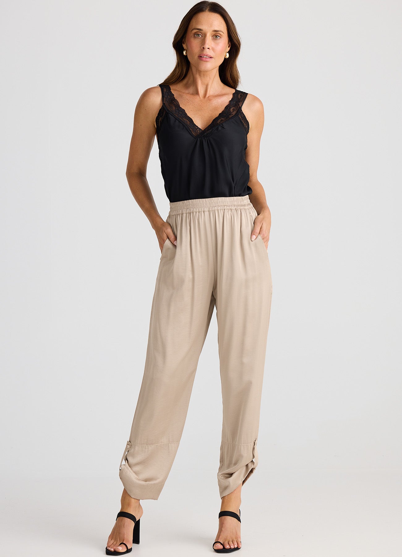 Wonderland Pant : Stone Taupe