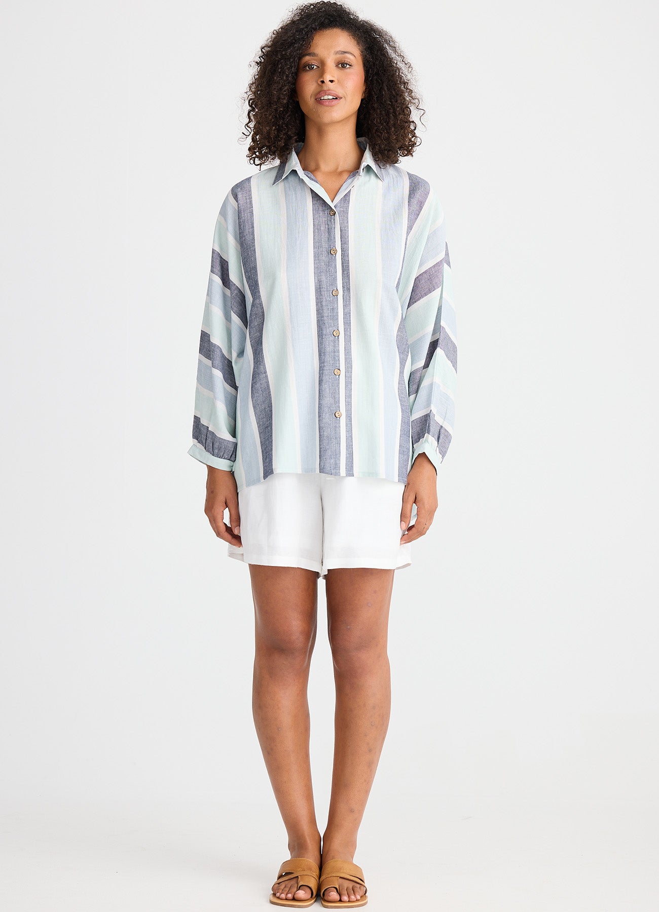 Milano Shirt : Tulip Stripe