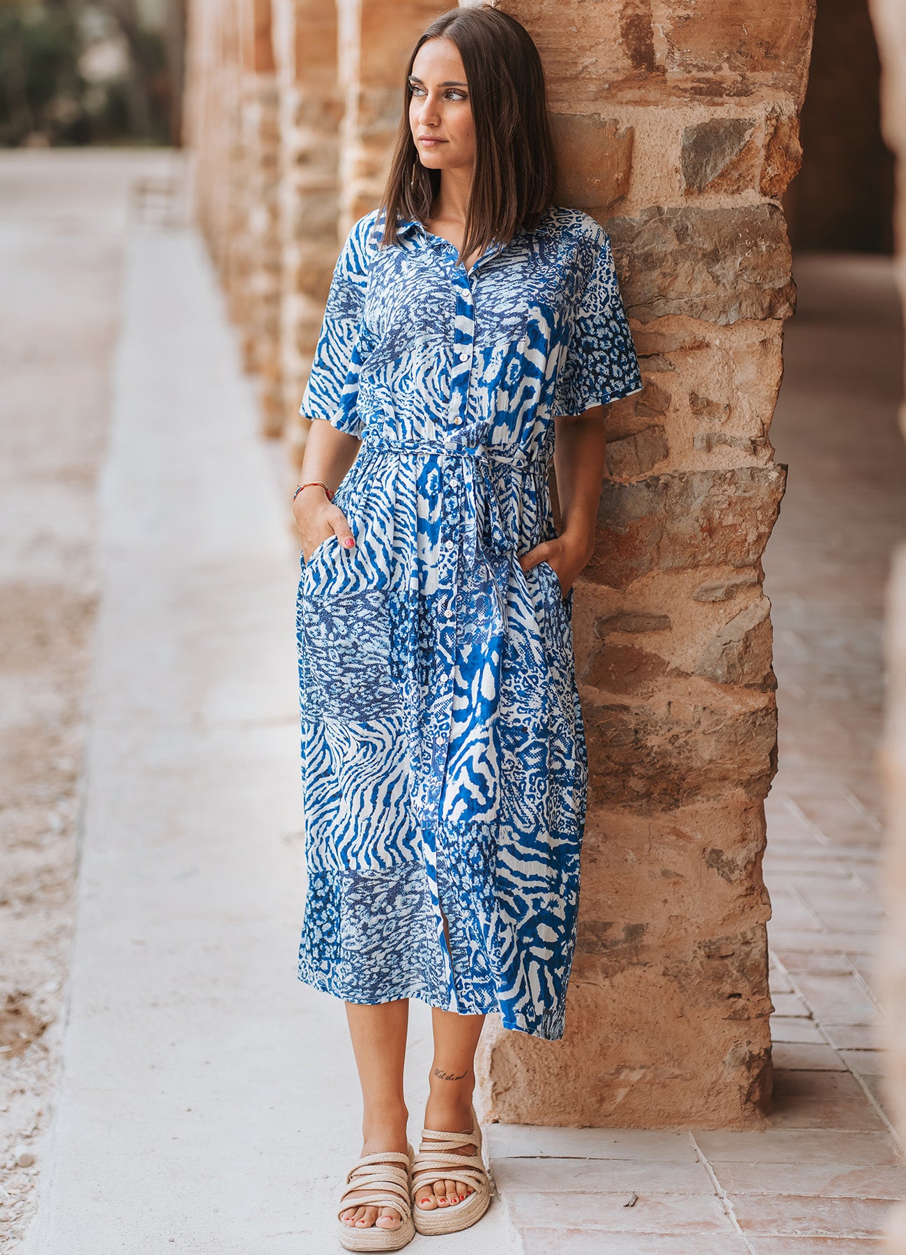 Long Dress : Navy