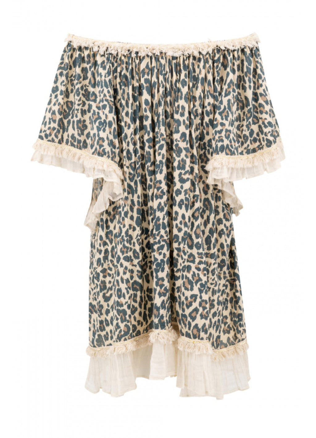 Tunic Ana Leopard Black : Black