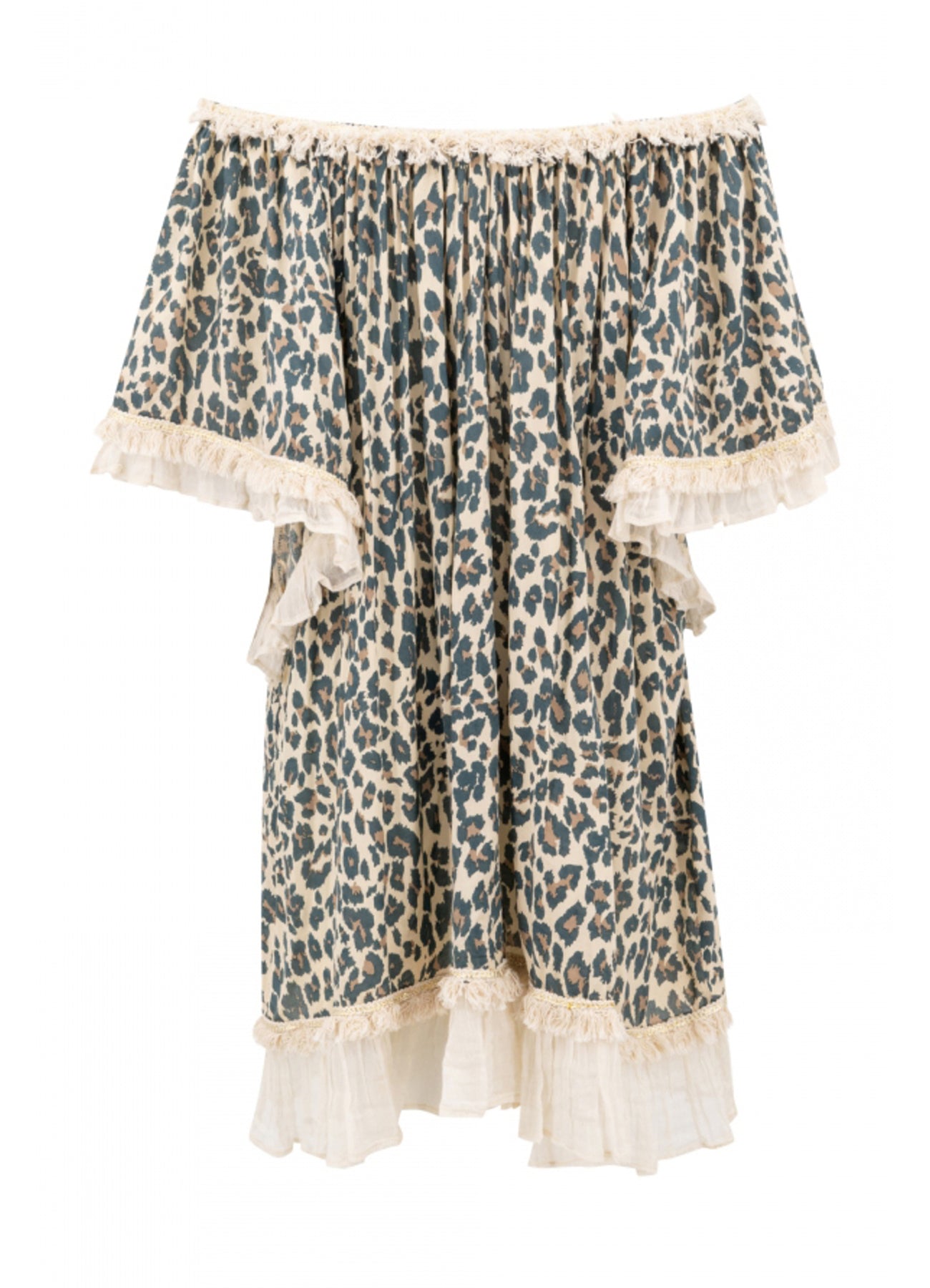 Tunic Ana Leopard Black : Black