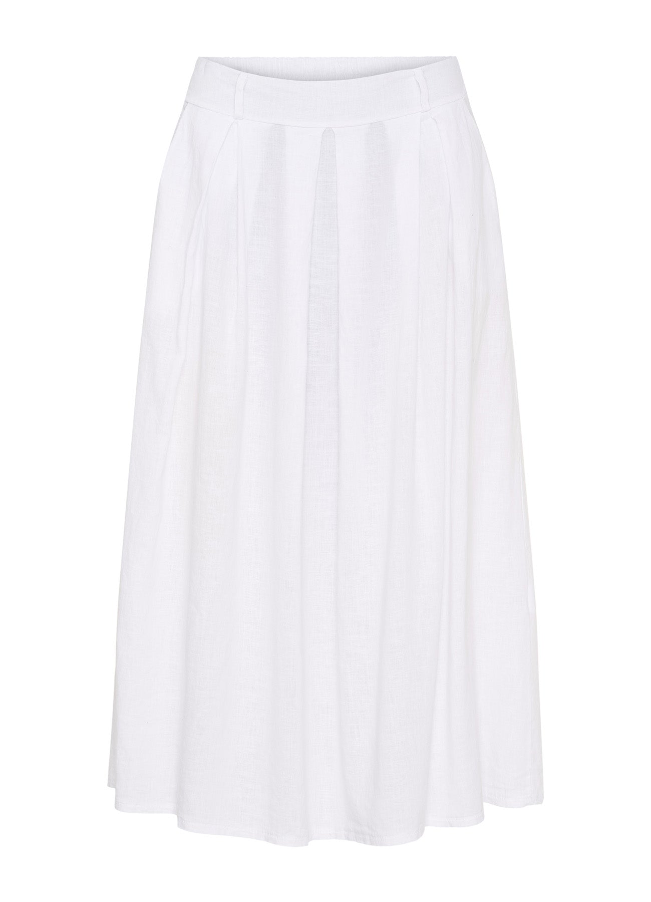 Leona Skirt : Optical White