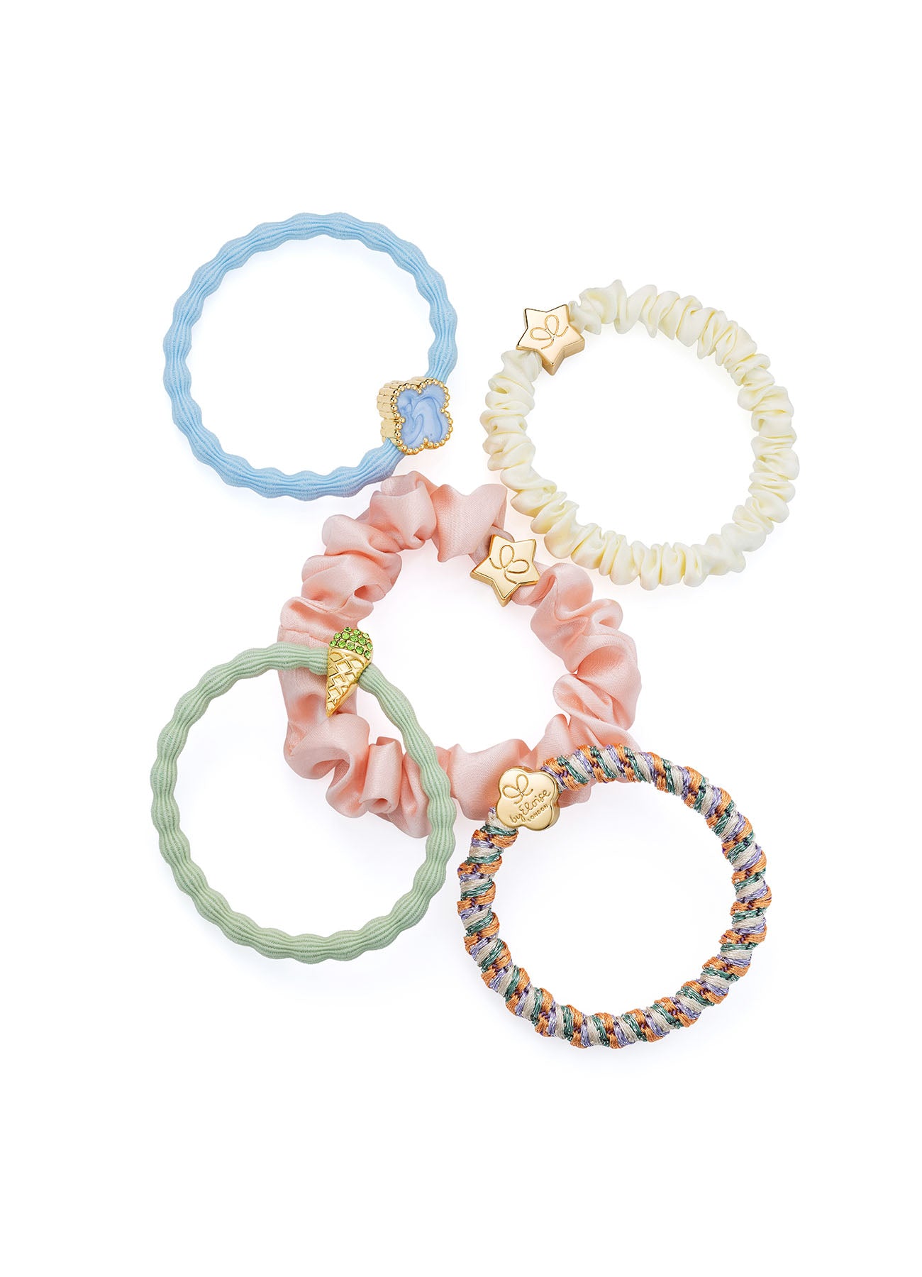 Hair Ties In Box - Capri Gelato Box : None