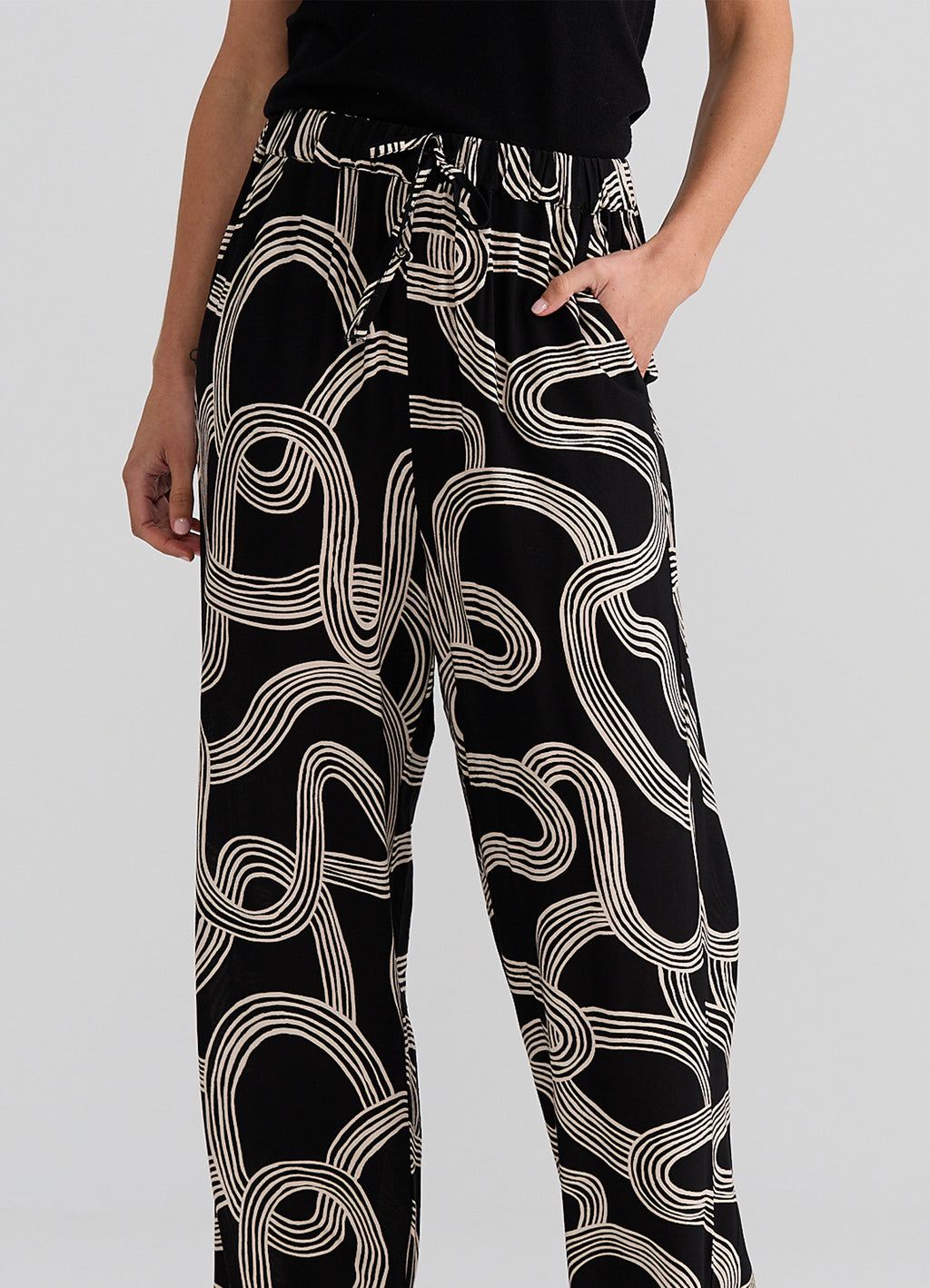Glenda Pant : Ink Lines Print