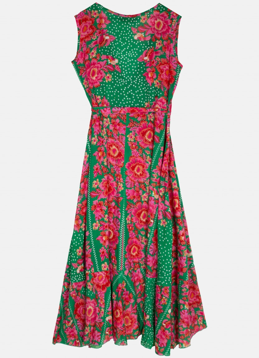 Hawai Verde Pareo Dress : Green