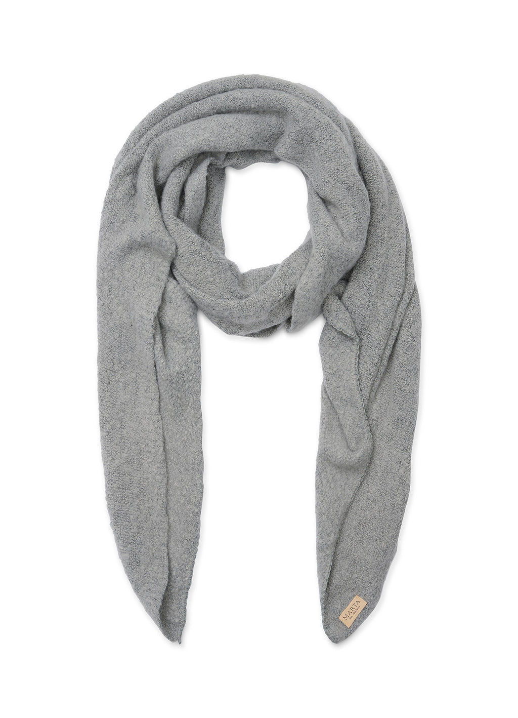 Scarf : Light Grey Melange