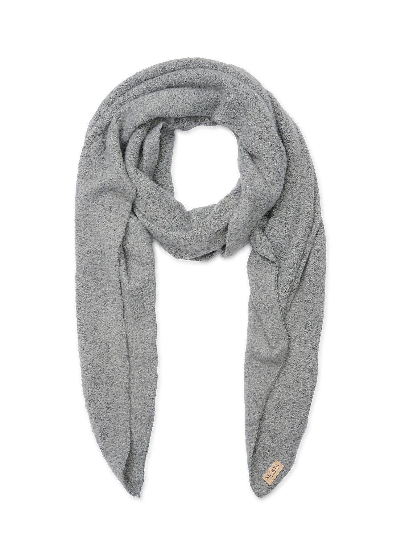 Scarf : Light Grey Melange