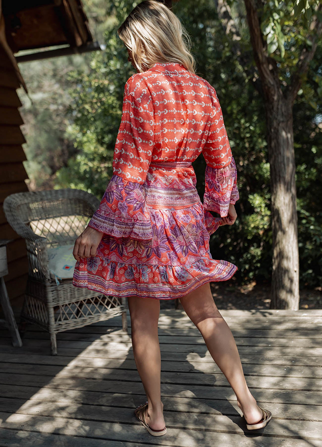 Short Dress Curacao Red : Red