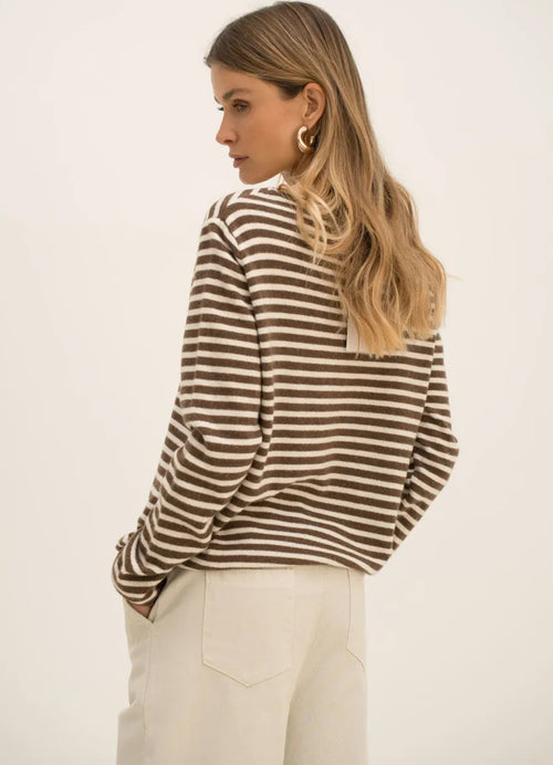 Cashmere : Choco/Blanc