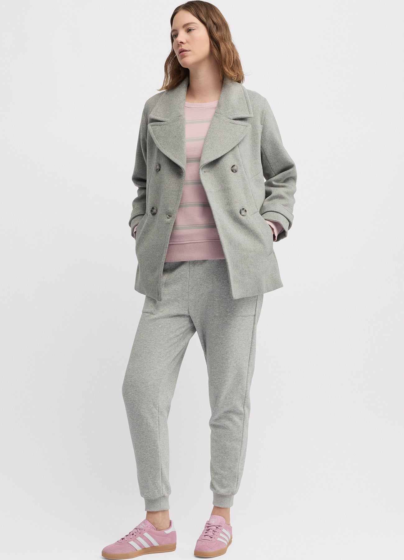 Shelter Coat : Silver Marle