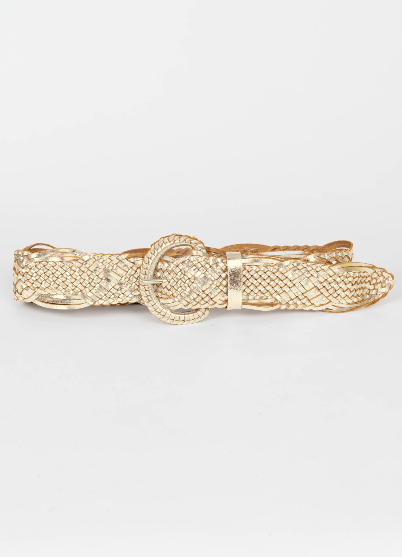 Braid Belt : Gold/ Silver