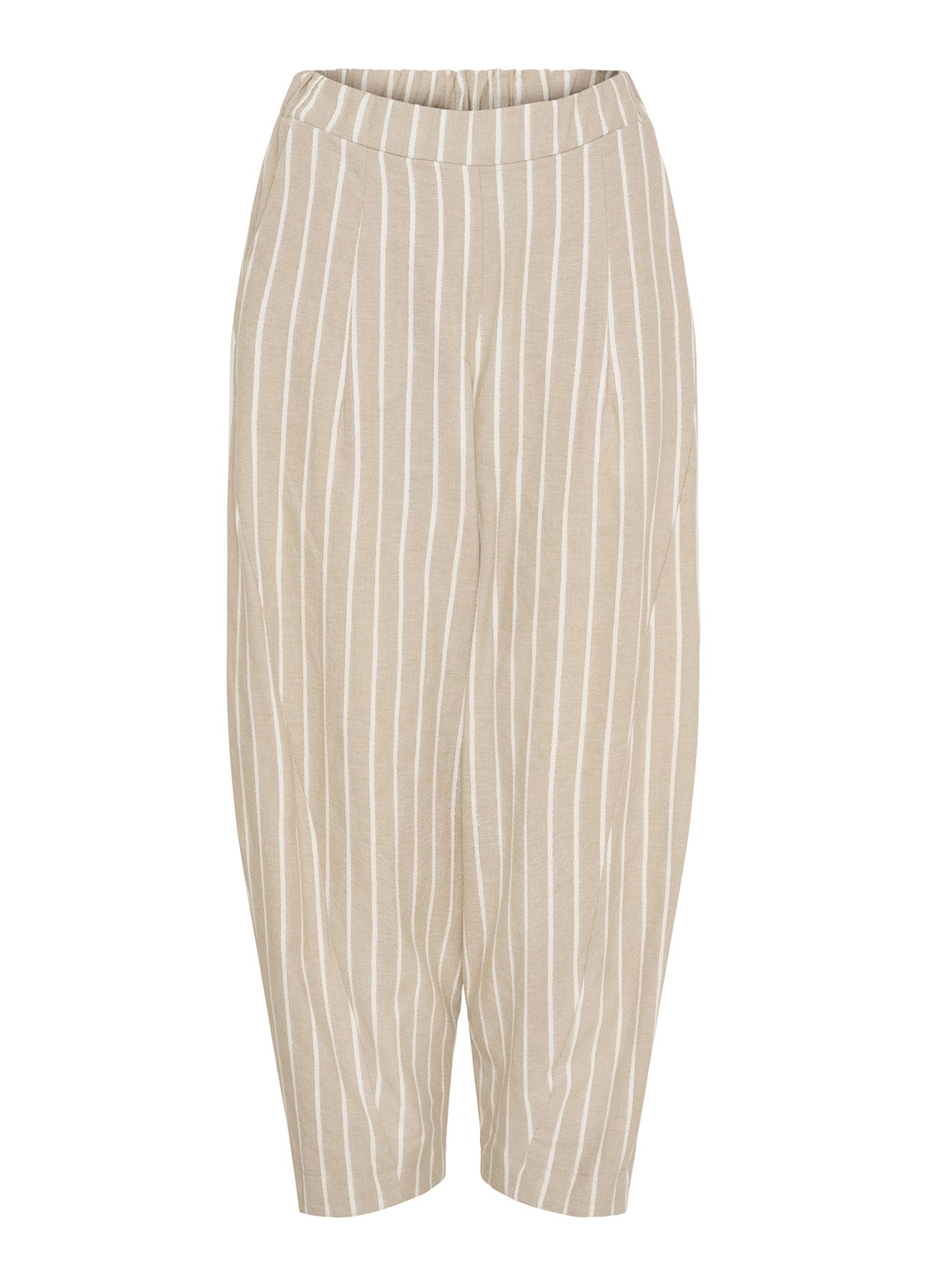 Fausta Pants : Beige Stripre Lurex