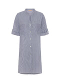 Tunica : White/Blue Sripe