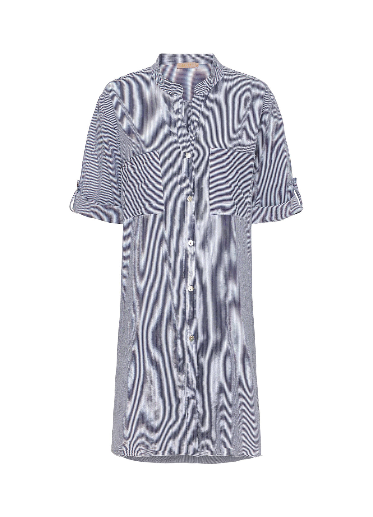 Tunica : White/Blue Sripe