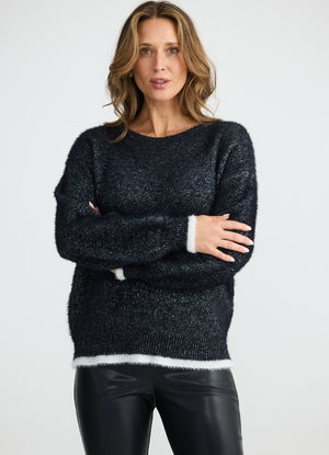 Orbit Knit : Black Metallic