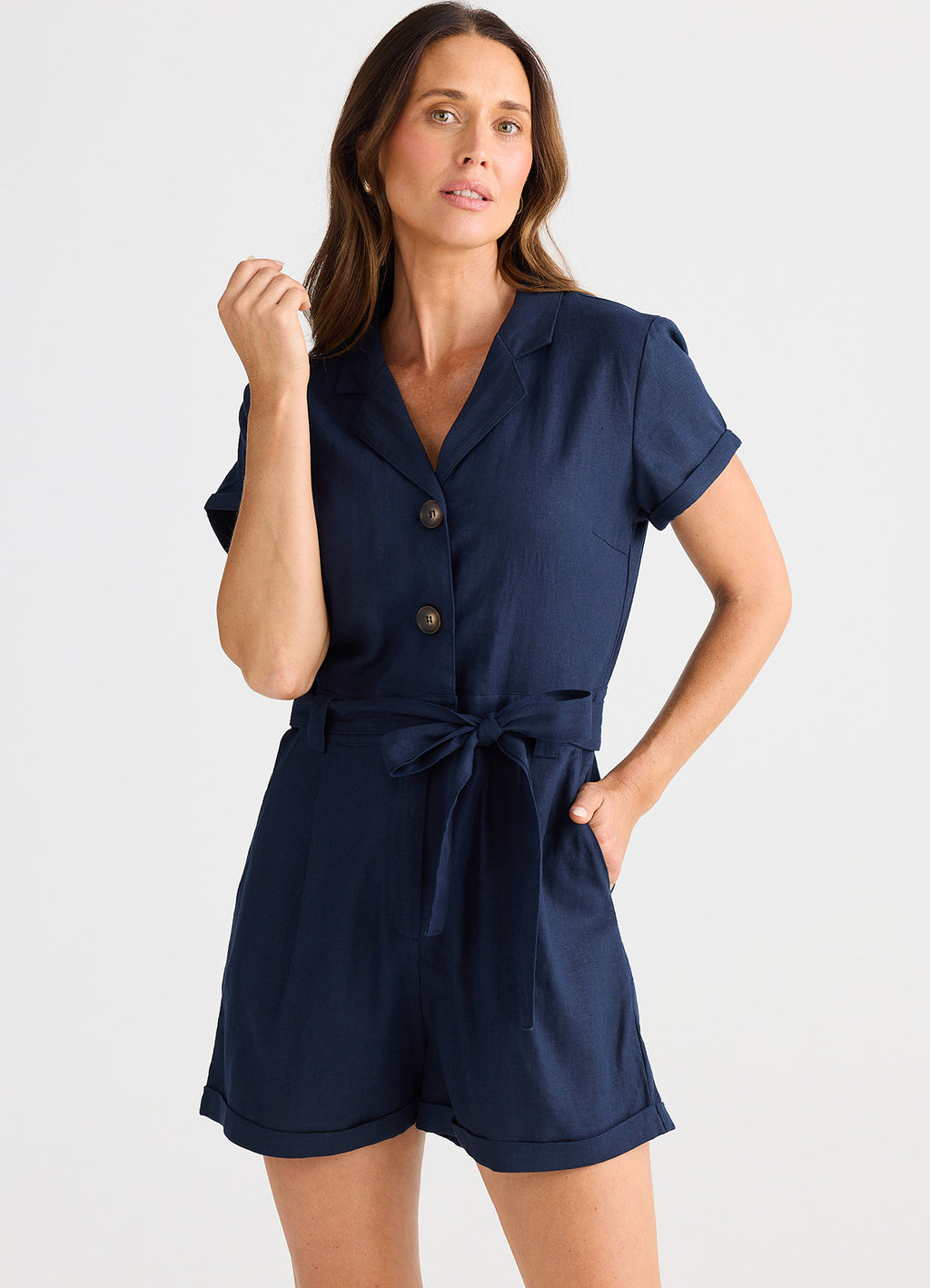 Sadler Jumpsuit : Navy