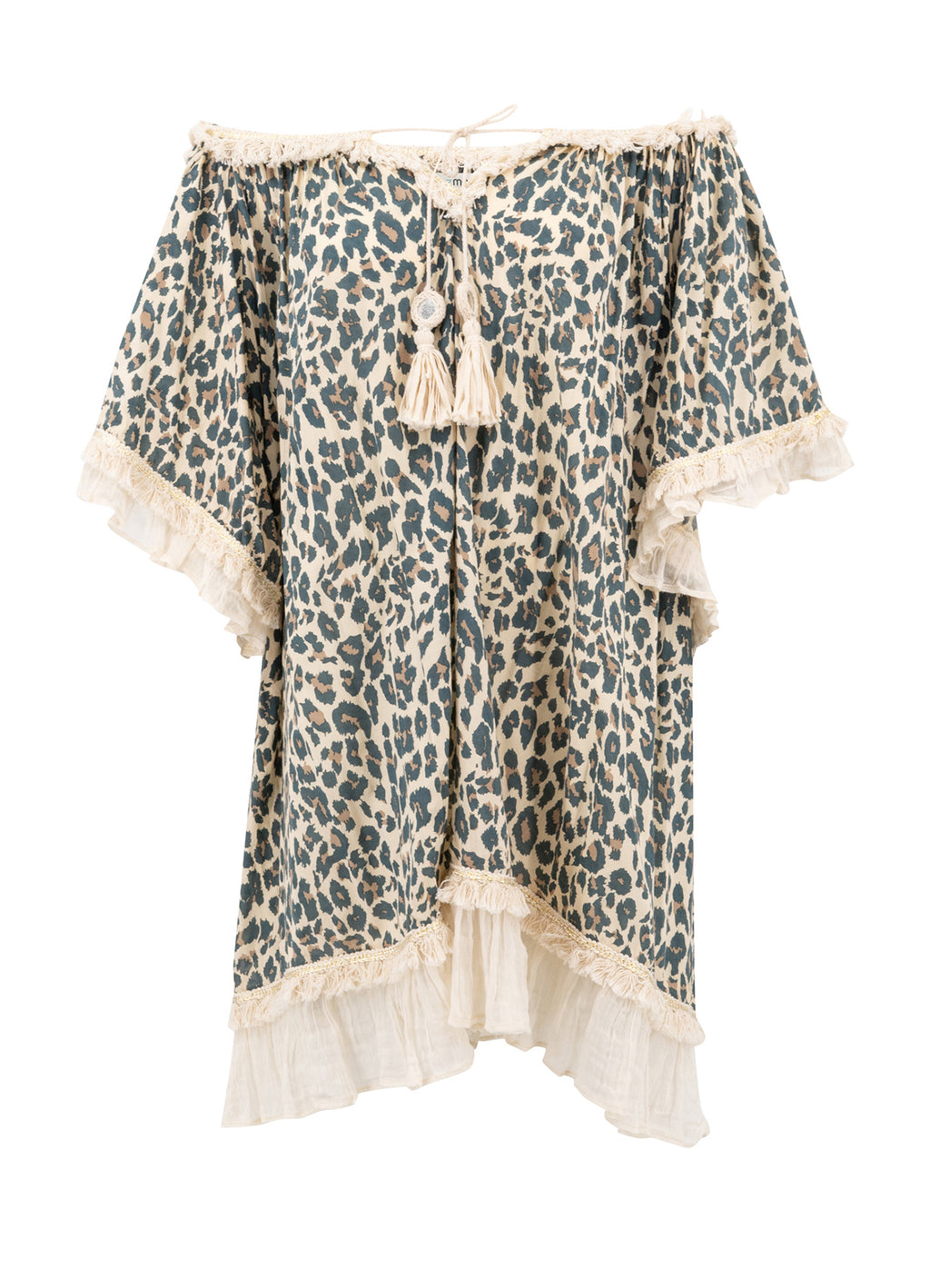 Tunic Ana Leopard Black : Black