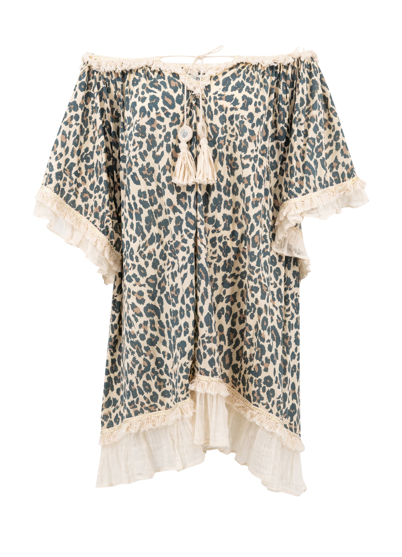 Tunic Ana Leopard Black : Black