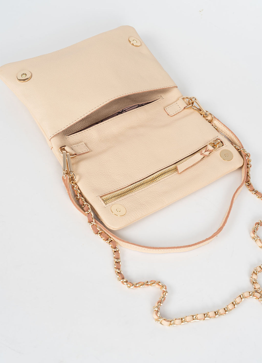 Leather Peach Bag : Peach
