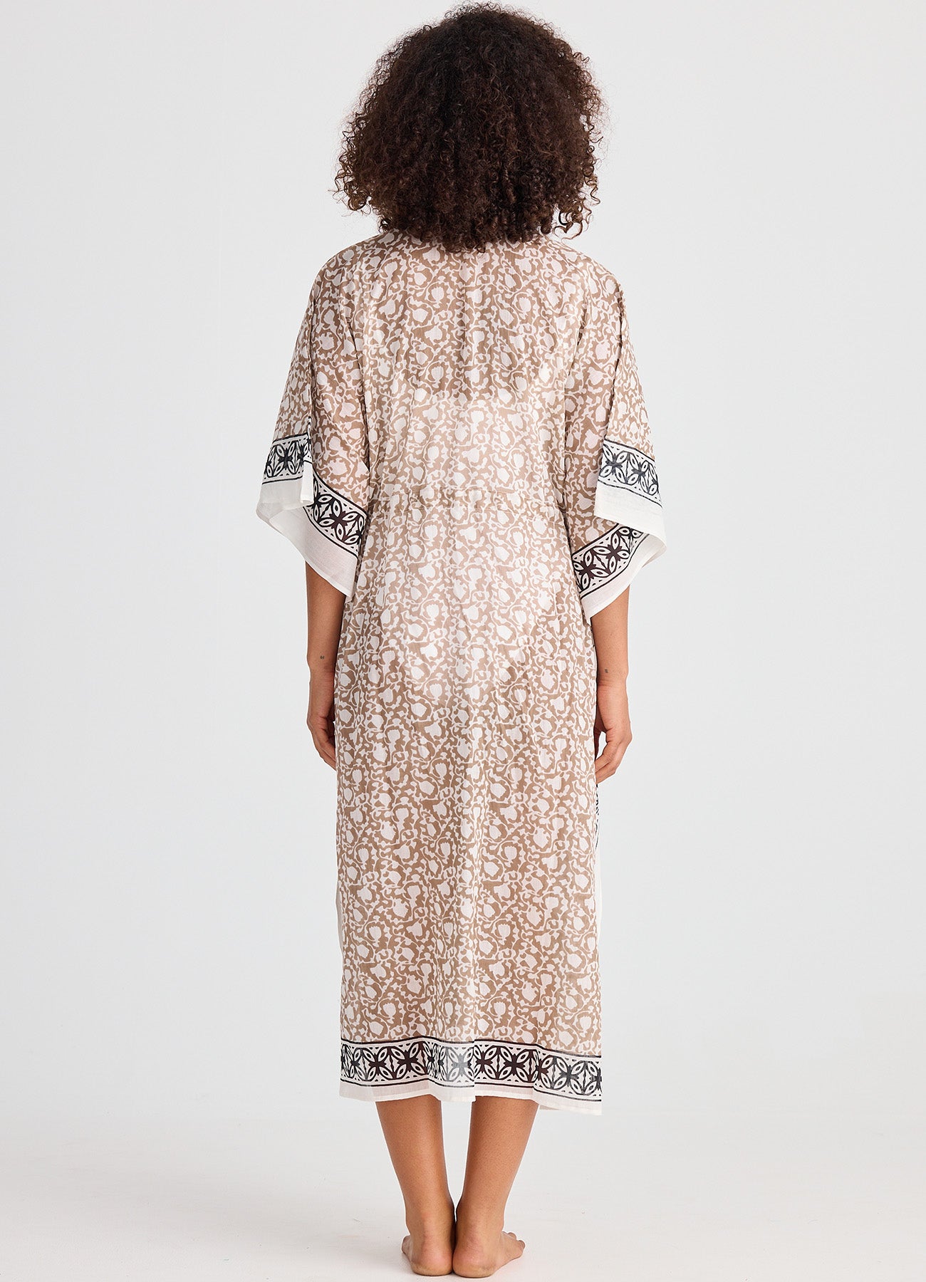 Asta Long Kaftan : Taupe Inca
