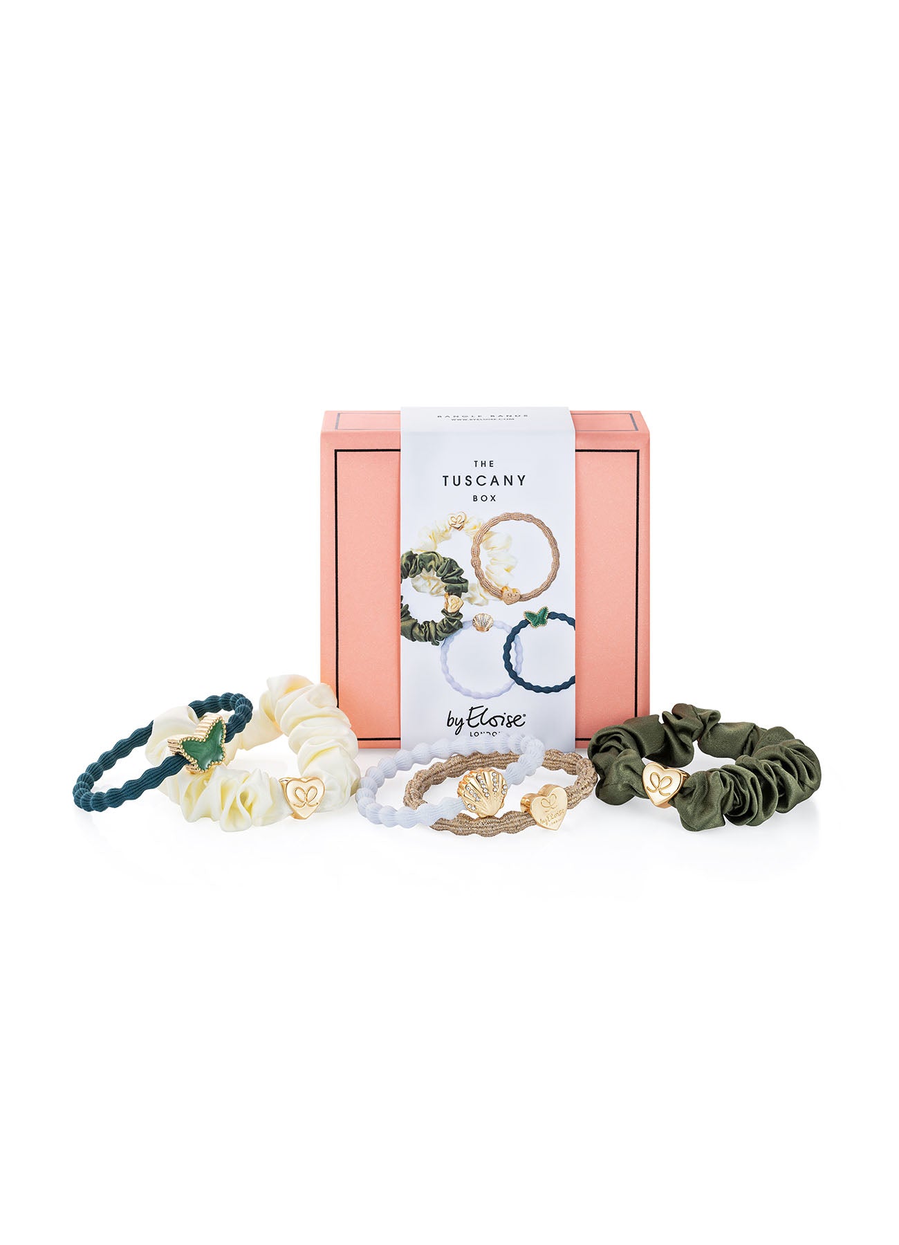 Hair Ties In Box - The Tuscany Box : None