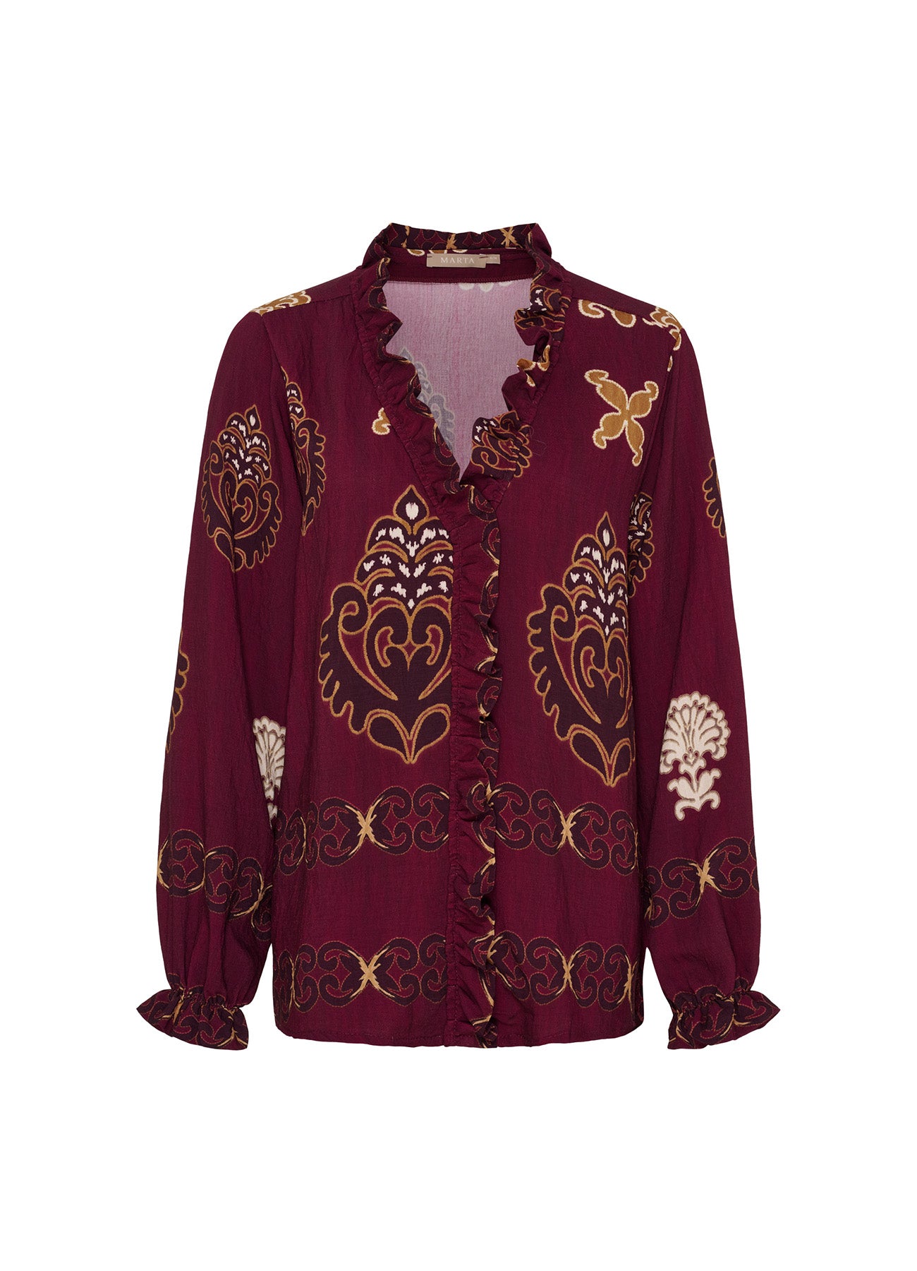 Mdcbrook Shirt : Bordeaux10882Tpd