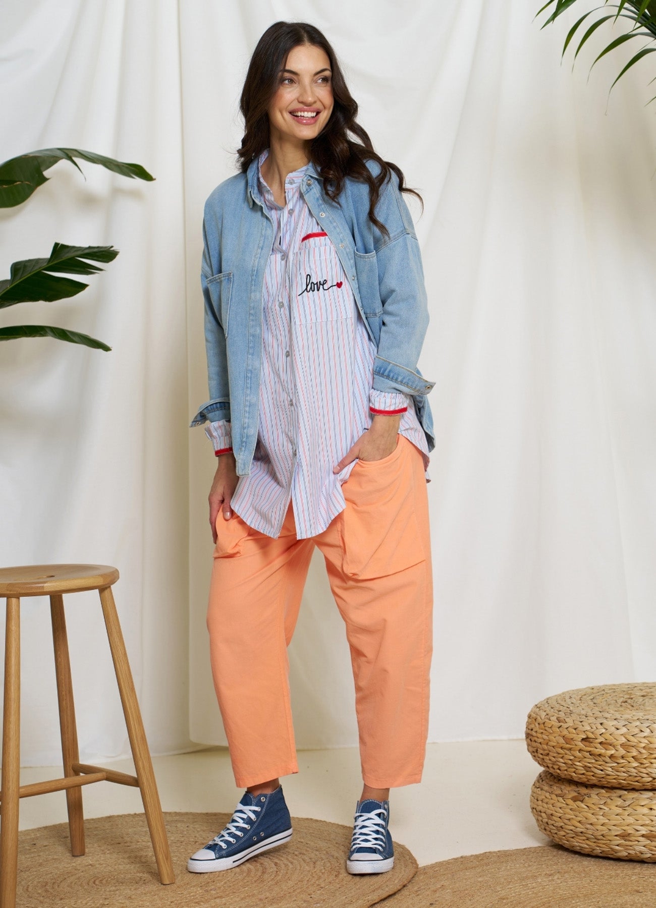 Florence Pants : Salmone 2194