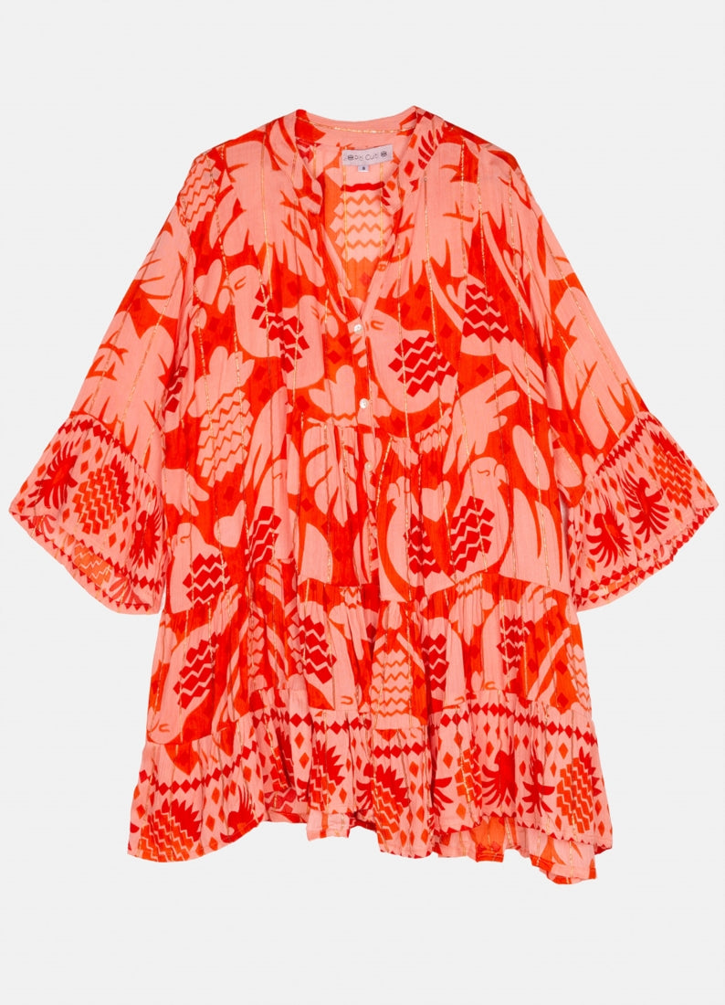 Acapulco Red Short Dress : Red