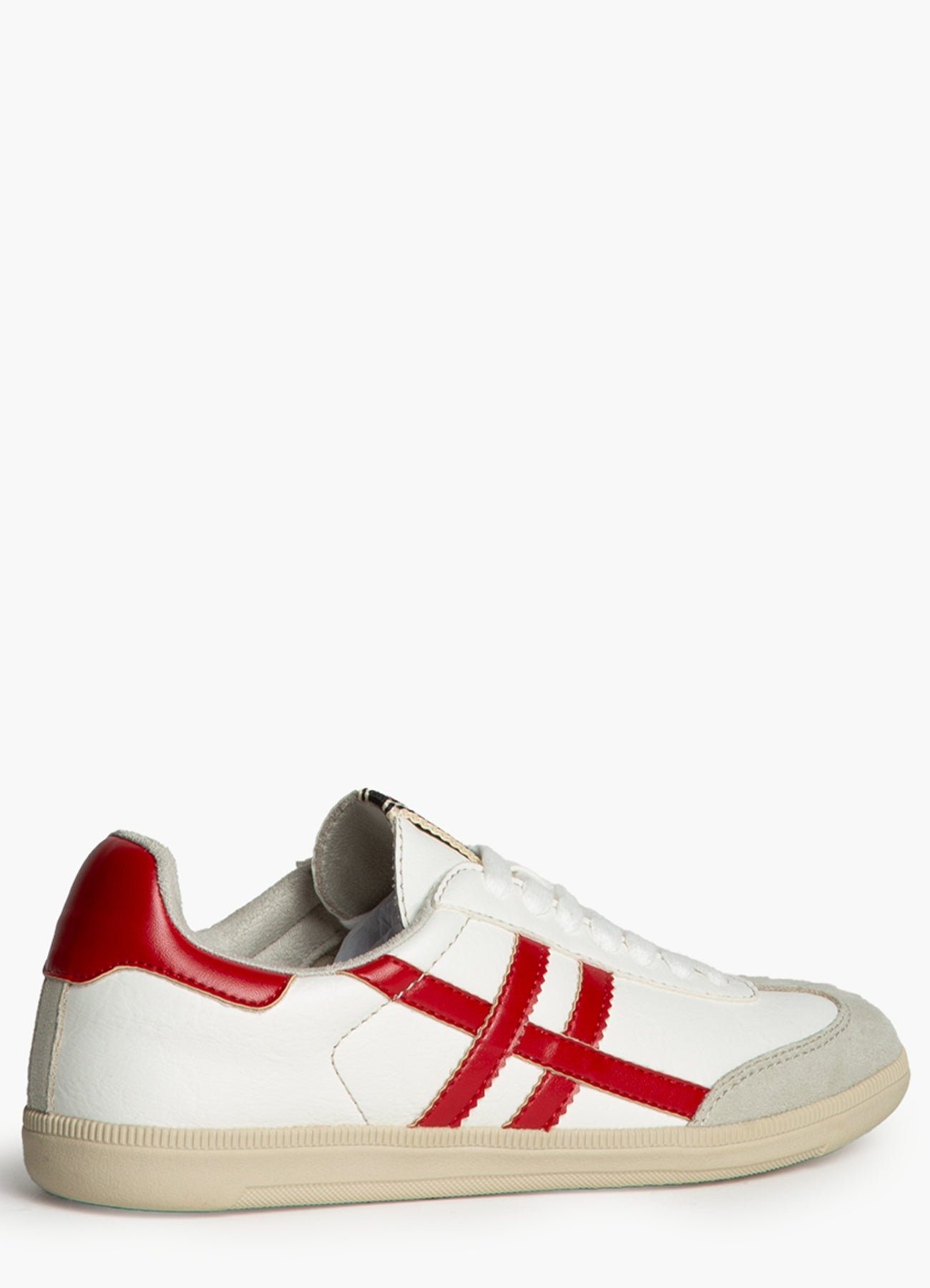 Sneakers : White/Red