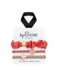 3 Hair Tie Box Sets : Coral Kiss