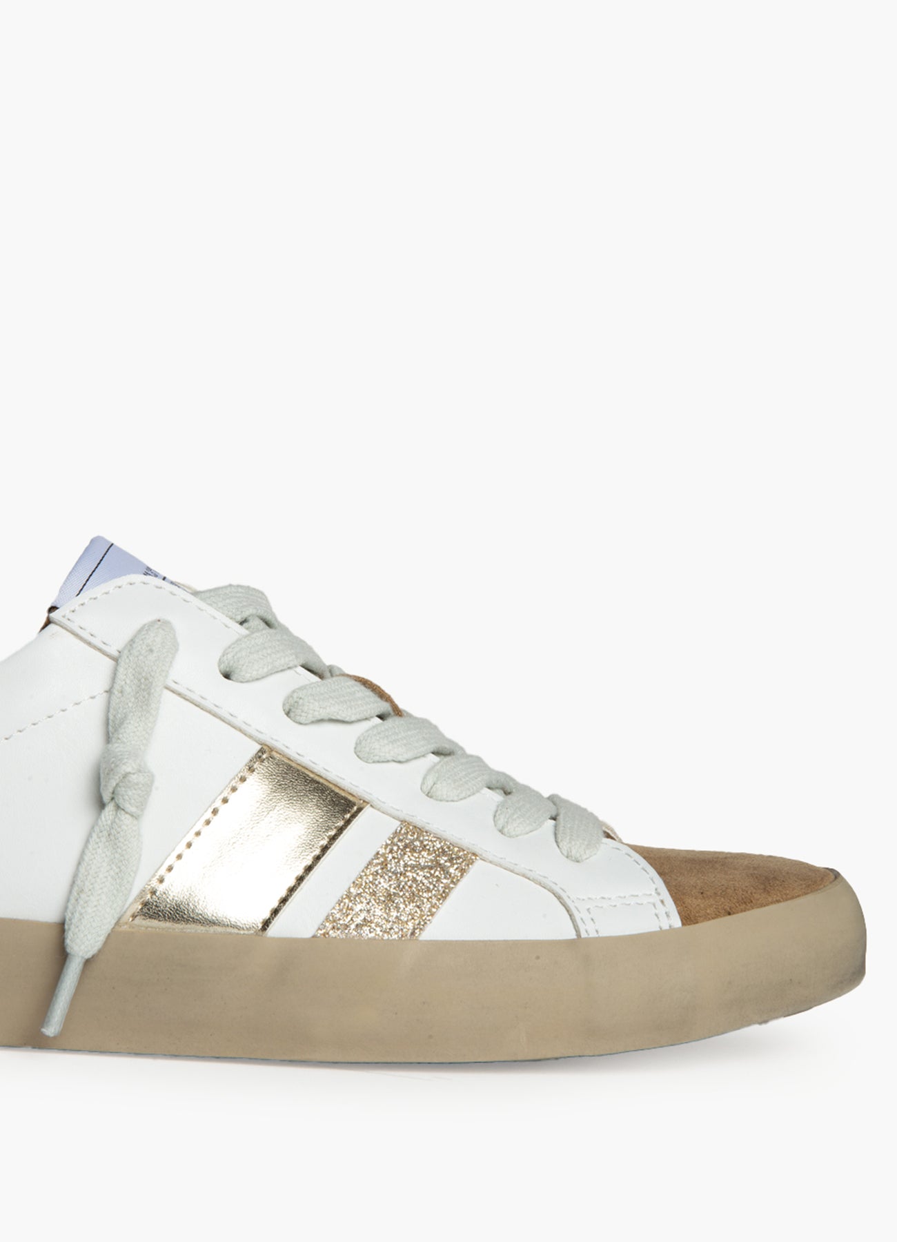 Sneakers : Camel/Gold