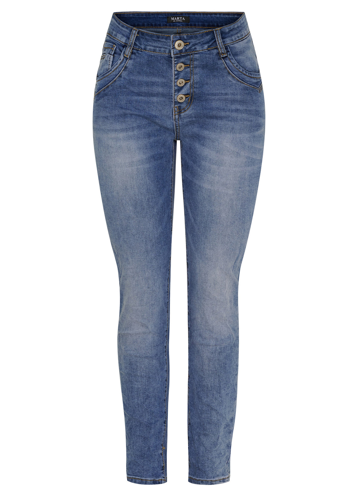 Solene Jeans : Blue Denim