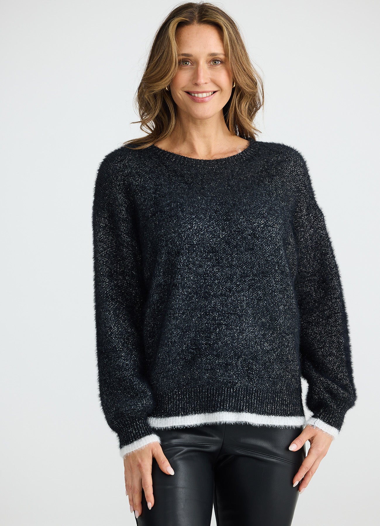Orbit Knit : Black Metallic