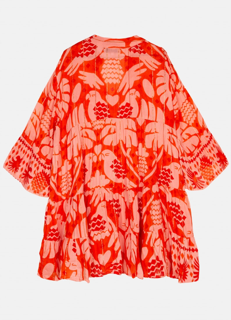 Acapulco Red Short Dress : Red