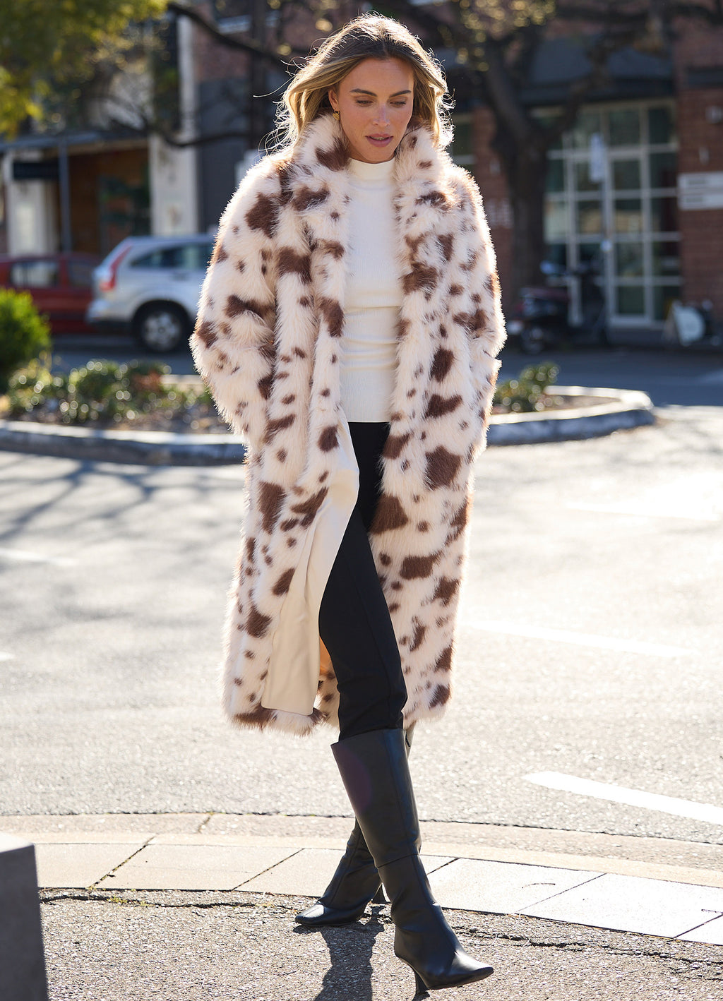 New York Coat : Cow