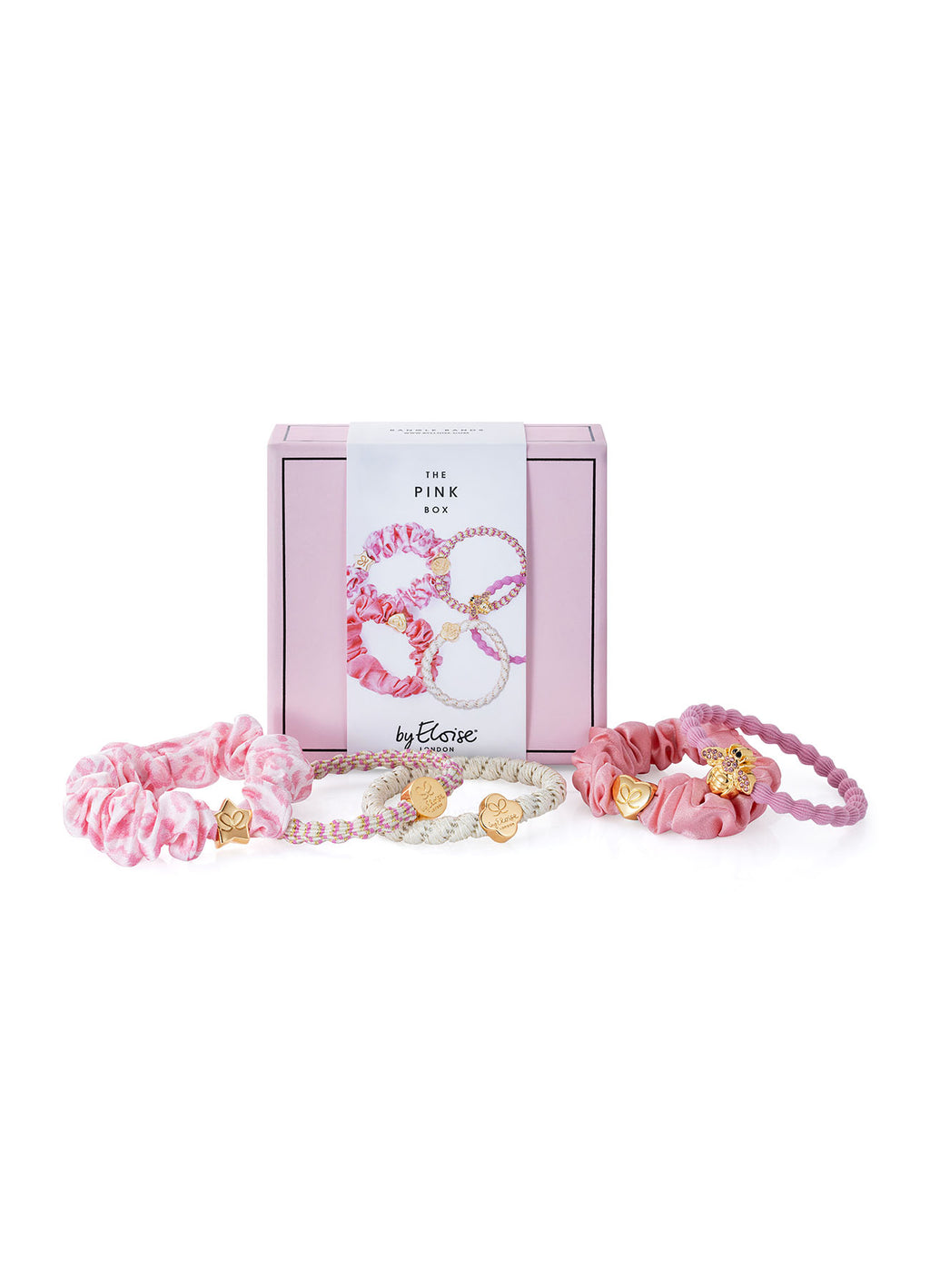Hair Ties In Box - The Pink Box : Pink