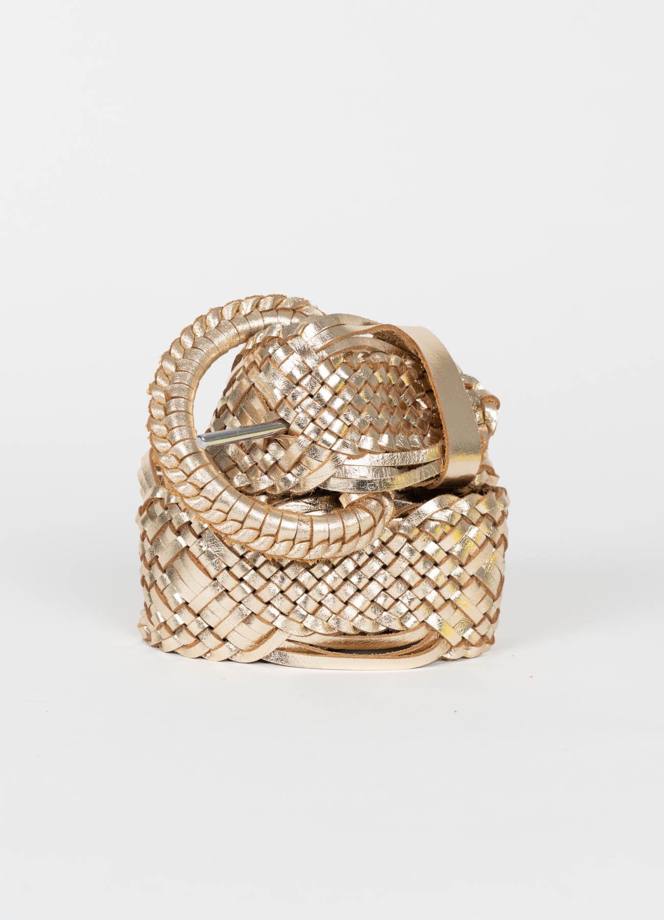 Braid Belt : Gold/ Silver