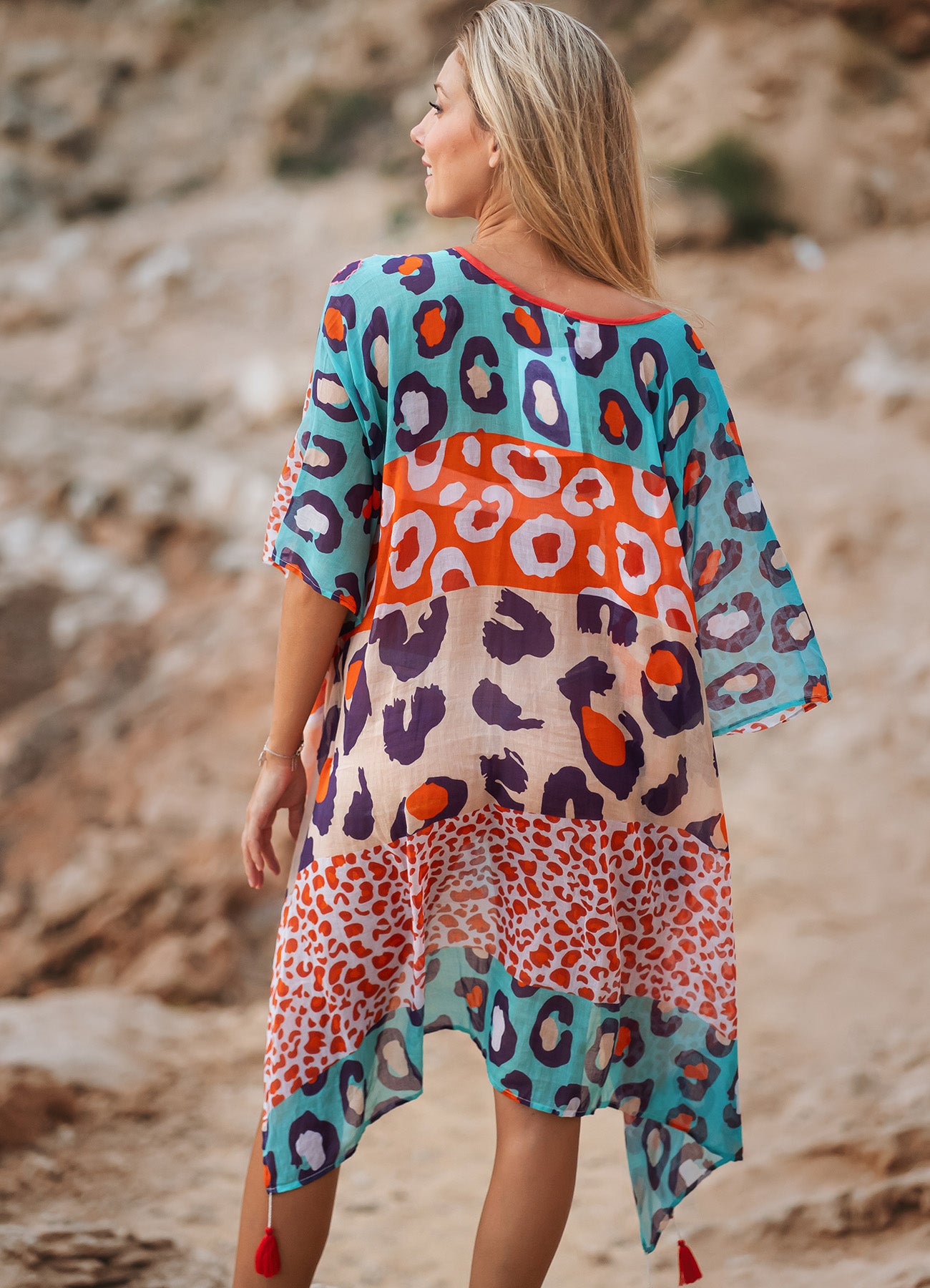 Poncho : Print