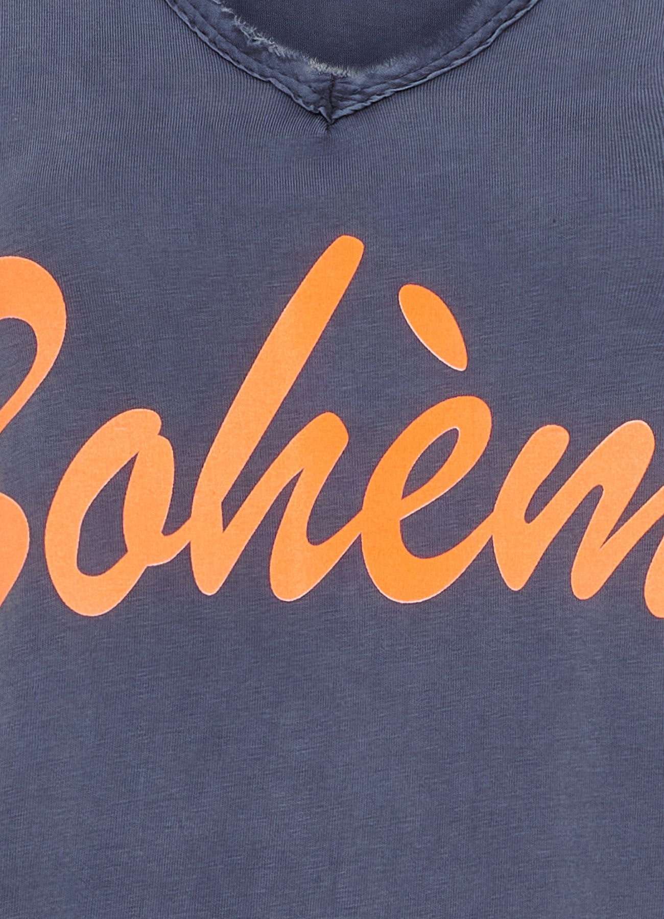 Rosalia Dress : Dark Blue/Arancio Fluo