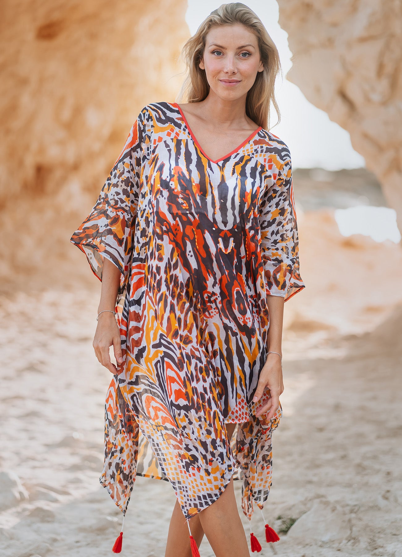 Poncho : Print